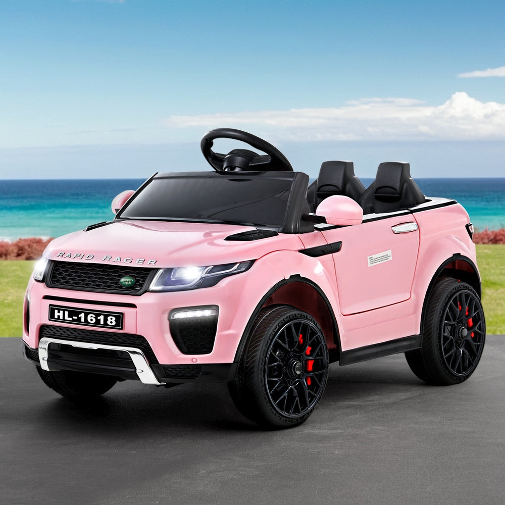Rigo Kids Electric Ride On Car Range Rover-inspired Toy Cars Remote 12V Pink RCAR-EVOQUE-PK