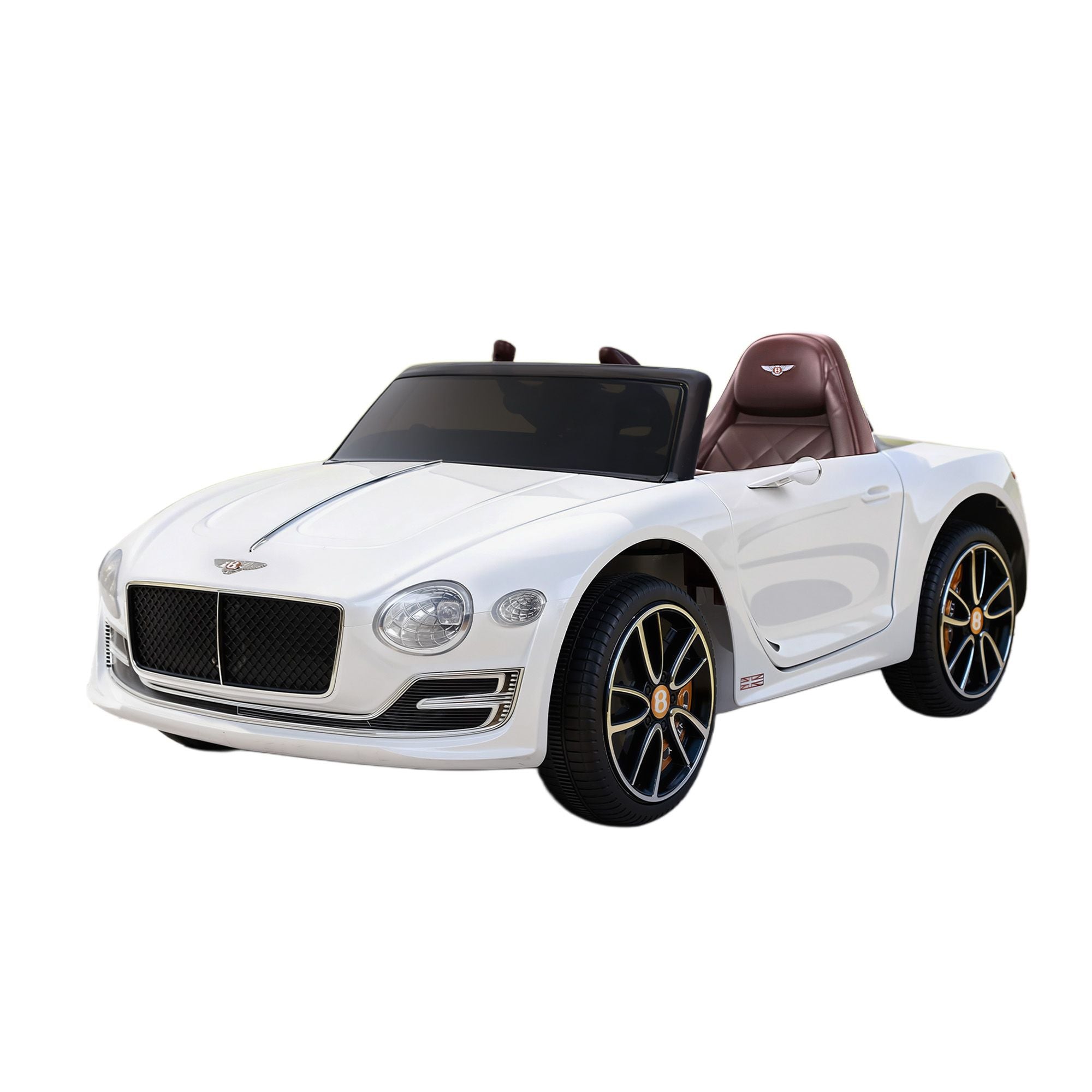 Kids Electric Ride On Car Bentley Licensed EXP12 Toy Cars Remote 12V White RCAR-EXP12-WH