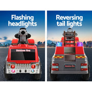 Rigo Kids Electric Ride On Car Fire Engine Fighting Truck Toy Cars 6V Red RCAR-FIRETRUCK-RDGY