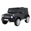 Kids Ride On Car Licensed Mercedes-Benz G500 Electric Toys Horn Remote 12V Black RCAR-G500-LS-BK