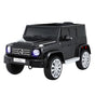 Kids Ride On Car Licensed Mercedes-Benz G500 Electric Toys Horn Remote 12V Black RCAR-G500-LS-BK
