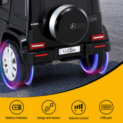 Kids Ride On Car Licensed Mercedes-Benz G500 Electric Toys Horn Remote 12V Black RCAR-G500-LS-BK