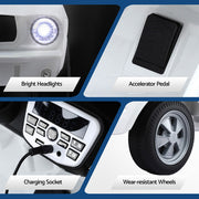 Kids Electric Ride On Car Licensed GT350 Outdoor Toys Cars Music Remote White RCAR-GT350-LS-WH