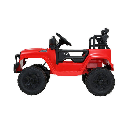 Rigo Kids Electric Ride On Car Jeep Toy Cars Remote 12V Red RCAR-JEP-4WS-RD