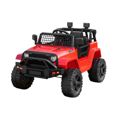 Rigo Kids Electric Ride On Car Jeep Toy Cars Remote 12V Red RCAR-JEP-4WS-RD