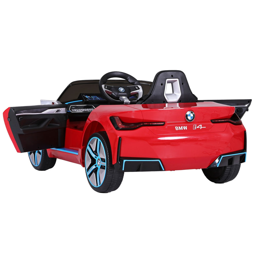 Kids Ride On Car BMW Licensed I4 Sports Remote Control Electric Toys 12V Red RCAR-LS-BMW-I4-RD