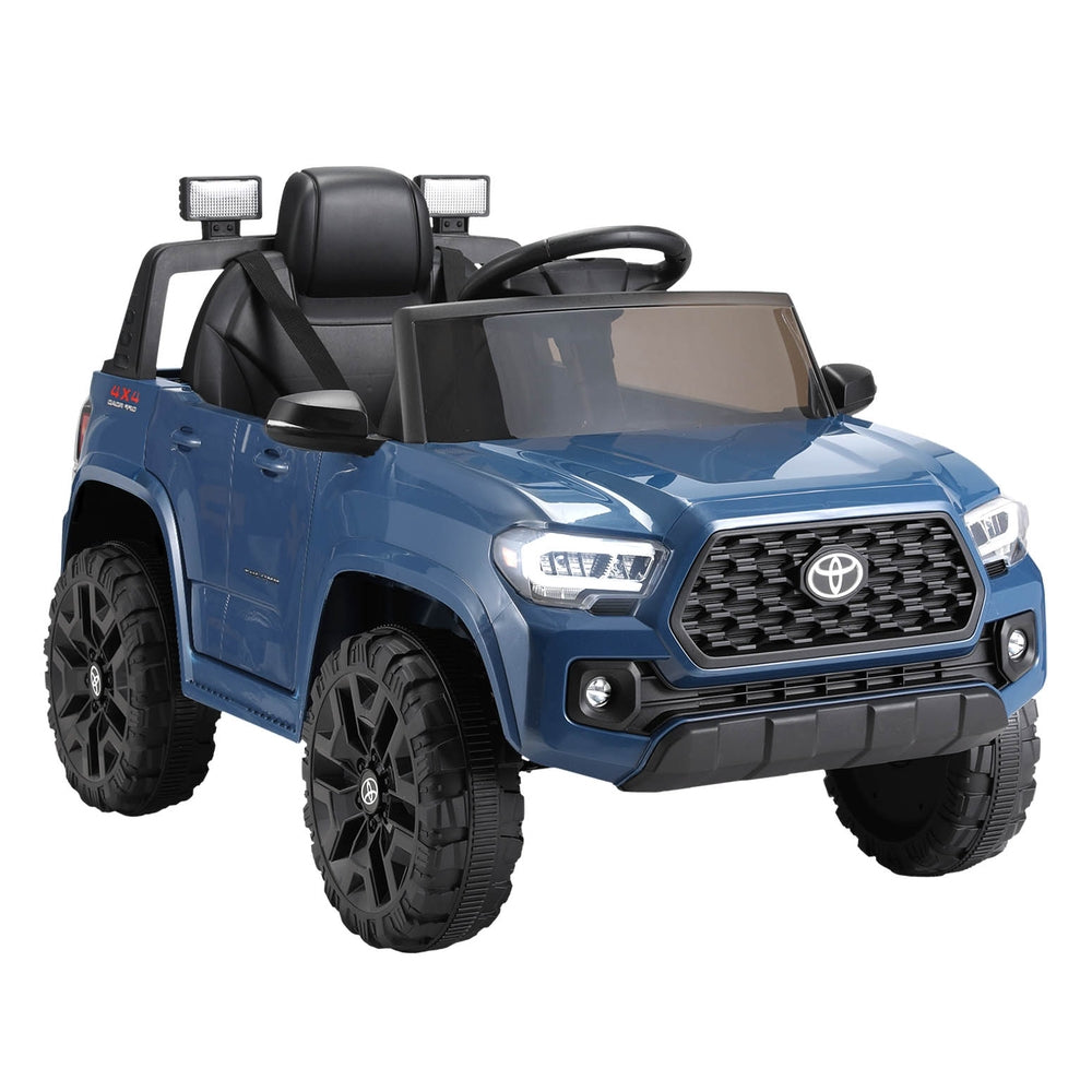 Kids Electric Ride On Car Toyota Tacoma Off Road Jeep Toy Cars Remote 12V Blue RCAR-LS-TOYO-BU