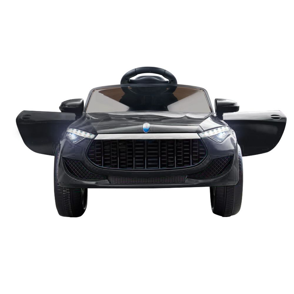 Rigo Kids Electric Ride On Car Toys Cars Horn Music Remote Control 12V Black RCAR-MASRT-S-BK