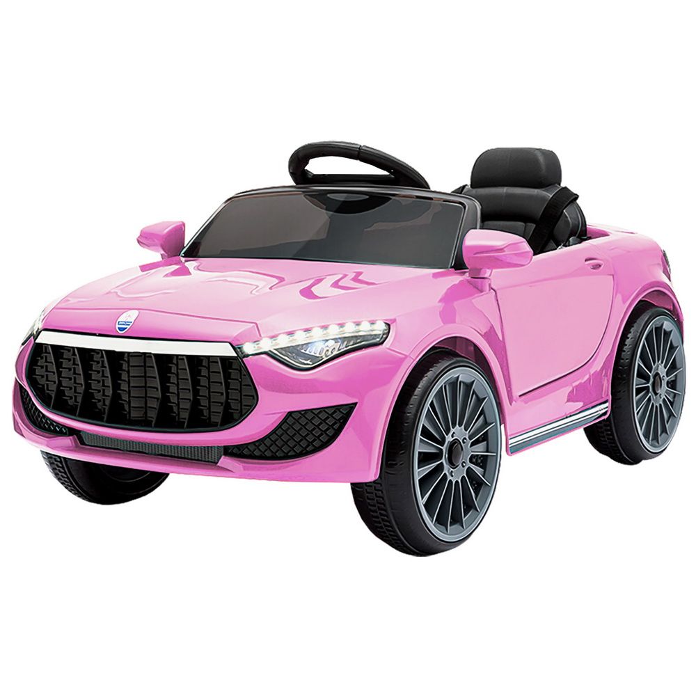 Rigo Kids Electric Ride On Car Toys Cars Headlight Music Remote Control 12V Pink RCAR-MASRT-S-PK