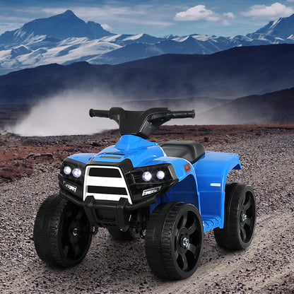 Rigo Kids Ride On ATV Quad Motorbike Car 4 Wheeler Electric Toys Battery Blue RCAR-MBIKE-ATV-BU