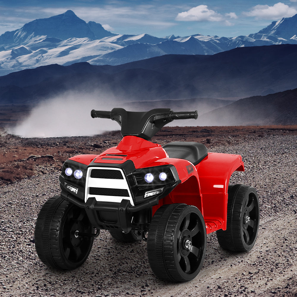 Rigo Kids Ride On ATV Quad Motorbike Car 4 Wheeler Electric Toys Battery Red RCAR-MBIKE-ATV-RD
