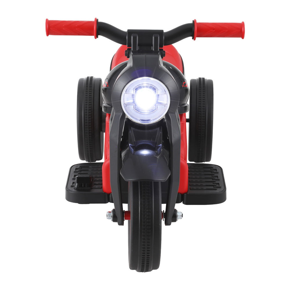 Rigo Kids Ride On Car Motorcycle Motorbike with Bubble Maker Electric Toy 6V Red RCAR-MBIKE-BUBBLE-RD