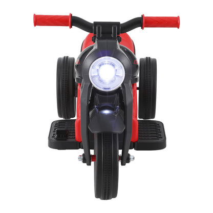 Rigo Kids Ride On Car Motorcycle Motorbike with Bubble Maker Electric Toy 6V Red RCAR-MBIKE-BUBBLE-RD
