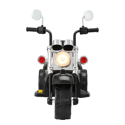 Rigo Kids Ride On Car Motorcycle Motorbike Electric Toys Horn Music 6V Black RCAR-MBIKE-HARLE-BK