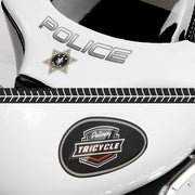 Rigo Kids Electric Ride On Patrol Police Car Harley-Inspired 6V Black RCAR-MBIKE-POLICE