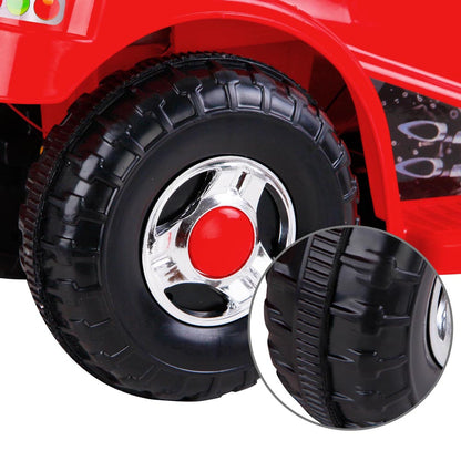 Rigo Kids Electric Ride On Police Motorcycle Motorbike 6V Battery Red RCAR-MBIKE-RD
