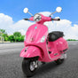 Kids Electric Ride On Car Motorcycle Motorbike Vespa Licensed GTS Pink RCAR-MBIKE-VESPA-PK