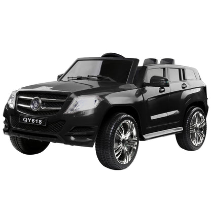 Rigo Kids Electric Ride On Car SUV Mercedes-Benz-Inspired ML450 Remote 12V Black RCAR-ML450-BK