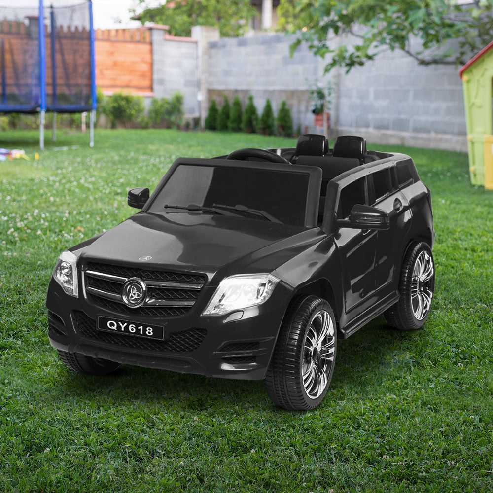 Rigo Kids Electric Ride On Car SUV Mercedes-Benz-Inspired ML450 Remote 12V Black RCAR-ML450-BK