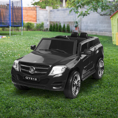 Rigo Kids Electric Ride On Car SUV Mercedes-Benz-Inspired ML450 Remote 12V Black RCAR-ML450-BK