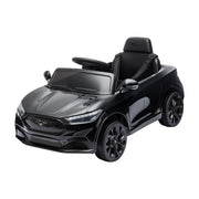 Kids Ride On Car 12V Licensed Ford Electric Toy with Remote Control Horn Music 97x61cm Black RCAR-MSTG-LS-BK