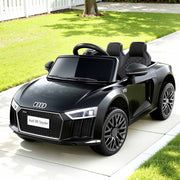 Kids Ride On Car Audi R8 Licensed Sports Electric Toy Cars Black RCAR-R8-S-BK