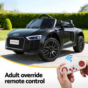 Kids Ride On Car Audi R8 Licensed Sports Electric Toy Cars Black RCAR-R8-S-BK