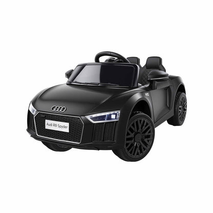 Kids Ride On Car Audi R8 Licensed Sports Electric Toy Cars Black RCAR-R8-S-BK