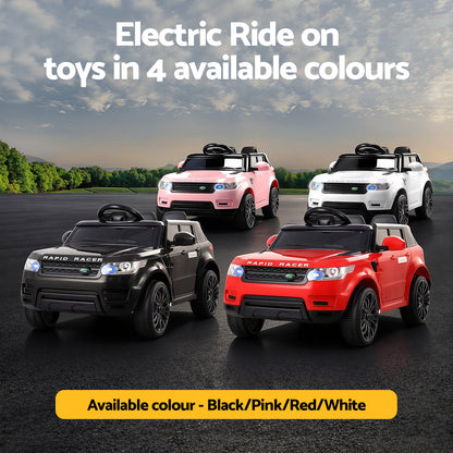 Rigo Ride On Car Kids Electric Ride On Cars SUV Remote 12V Black RCAR-RANGEROVER-BK