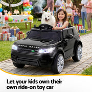Rigo Kids Electric Ride On Car Black Pink Ride-On Toy with Remote Control RCAR-RANGEROVER-BKXPK
