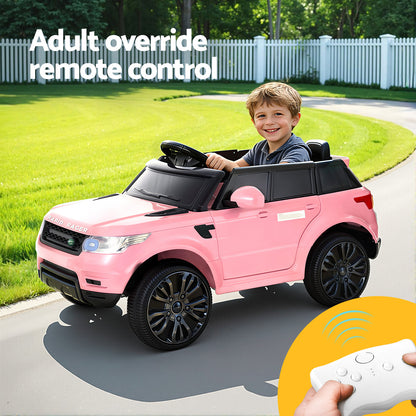 Rigo Ride On Car Kids Electric Ride On Cars SUV Remote 12V Pink RCAR-RANGEROVER-PK