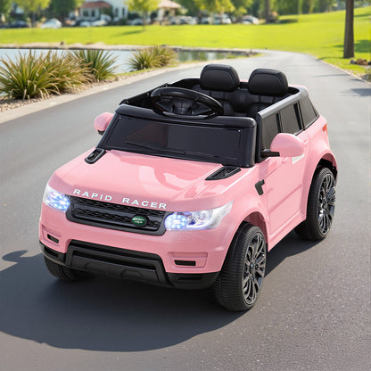 Rigo Ride On Car Kids Electric Ride On Cars SUV Remote 12V Pink RCAR-RANGEROVER-PK