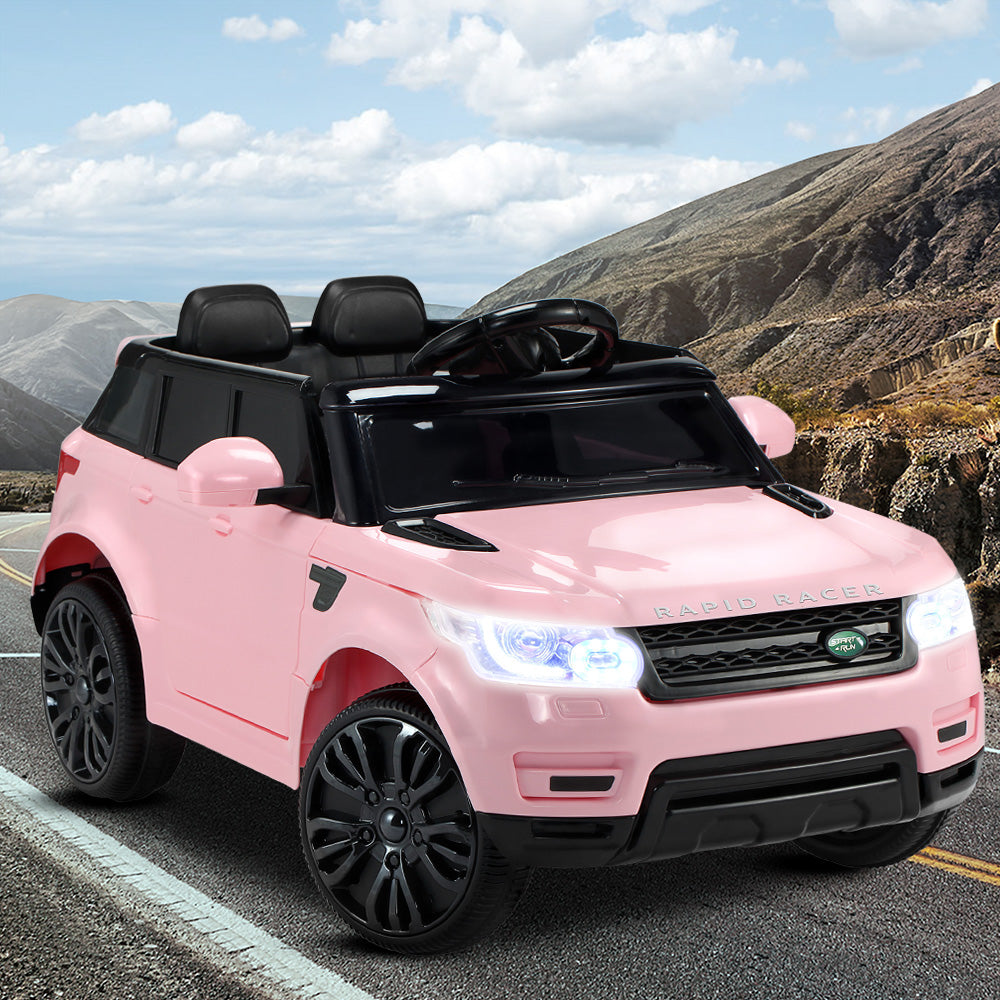 Rigo Ride On Car Kids Electric Ride On Cars SUV Remote 12V Pink RCAR-RANGEROVER-PK