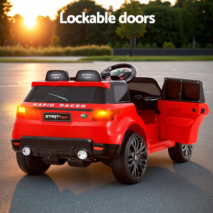 Rigo Kids Electric Ride On Car SUV Range Rover-inspired Cars Remote 12V Red RCAR-RANGEROVER-RD