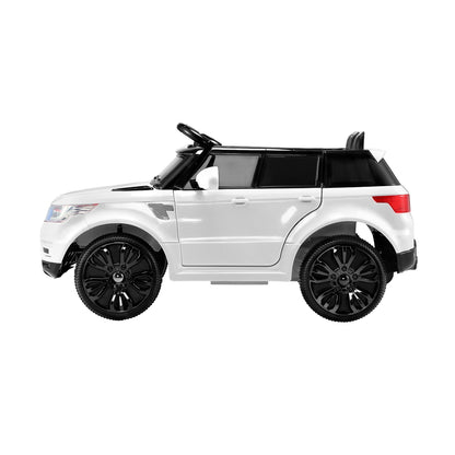 Rigo Kids Electric Ride On Car SUV Range Rover-inspired Cars Remote 12V White RCAR-RANGEROVER-WH