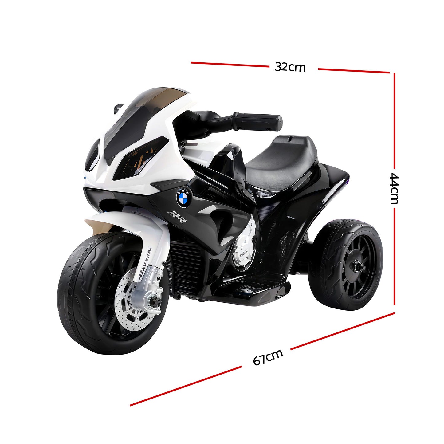 Kids Ride On Car Electric Ride On Cars Motorcycle Motorbike BMW Licensed S1000RR Black RCAR-S1000RR-BK