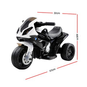 Kids Ride On Car Electric Ride On Cars Motorcycle Motorbike BMW Licensed S1000RR Black RCAR-S1000RR-BK