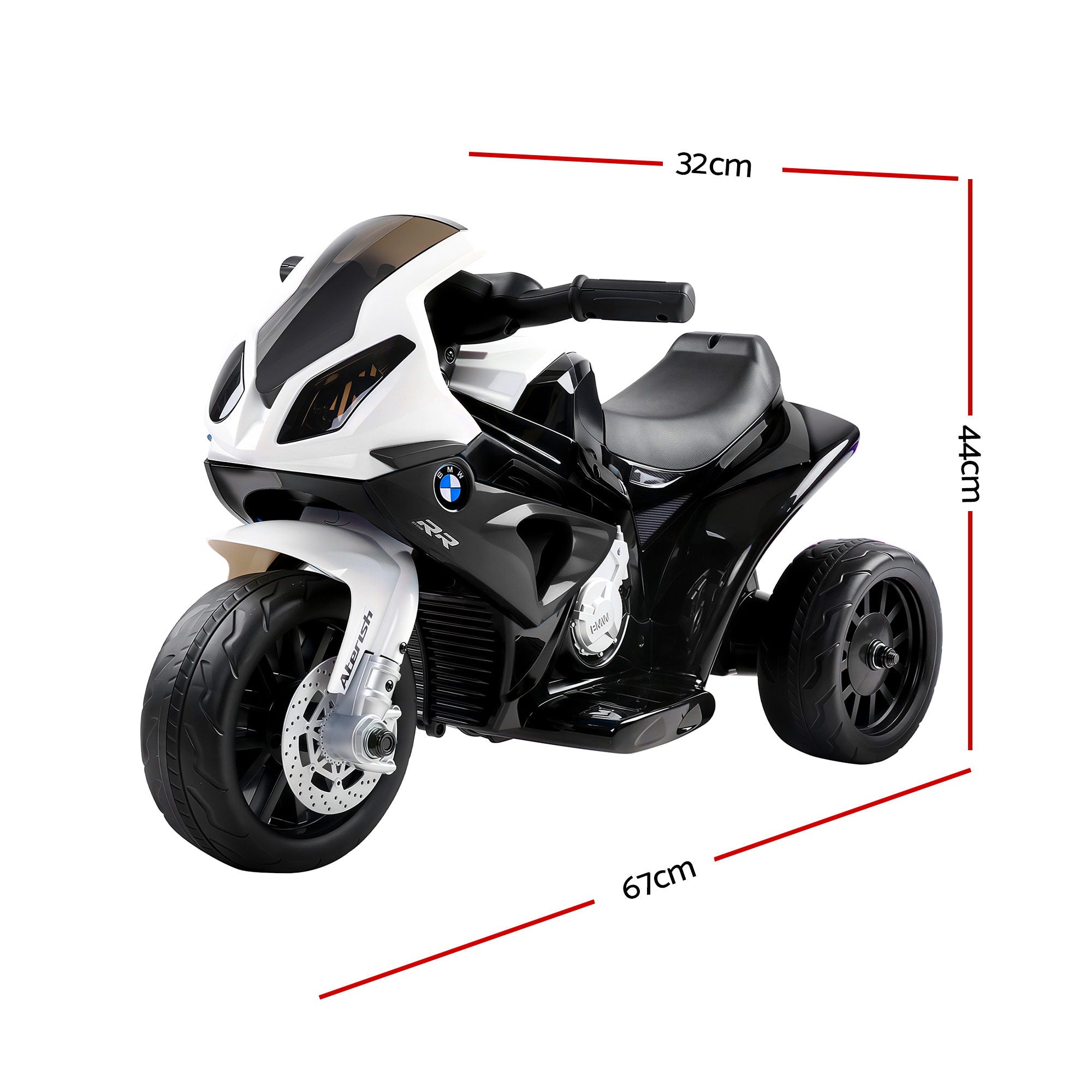 Kids Ride On Car Electric Ride On Cars Motorcycle Motorbike BMW Licensed S1000RR Black RCAR-S1000RR-BK