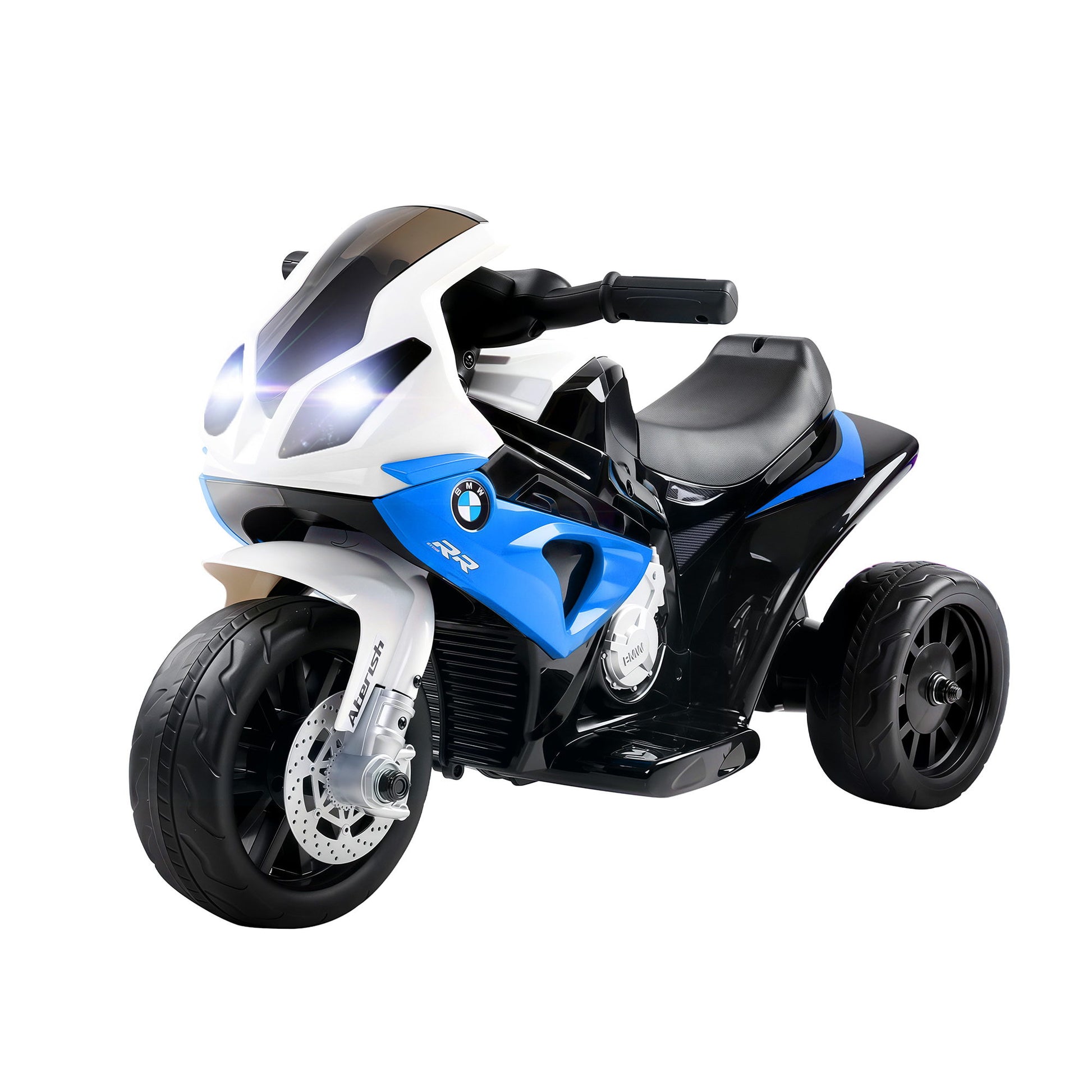 Kids Electric Ride On Car Police Motorcycle Motorbike BMW Licensed S1000RR Blue RCAR-S1000RR-BU