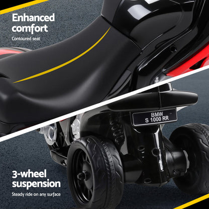 Kids Electric Ride On Car Police Motorcycle Motorbike BMW Licensed S1000RR Red RCAR-S1000RR-RD