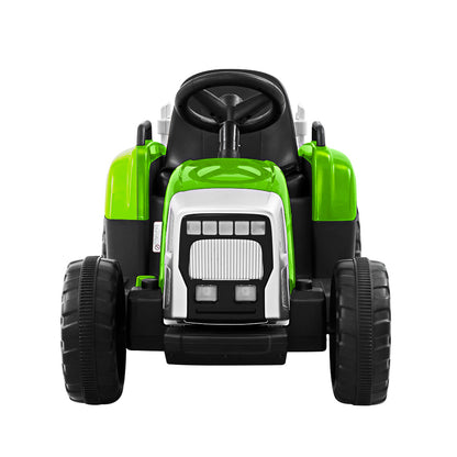 Electric Ride On Car Rigo Kids Ride On Cars Tractor Toy 12V Green RCAR-TRACTOR-GN