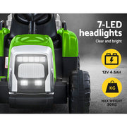 Electric Ride On Car Rigo Kids Ride On Cars Tractor Toy 12V Green RCAR-TRACTOR-GN