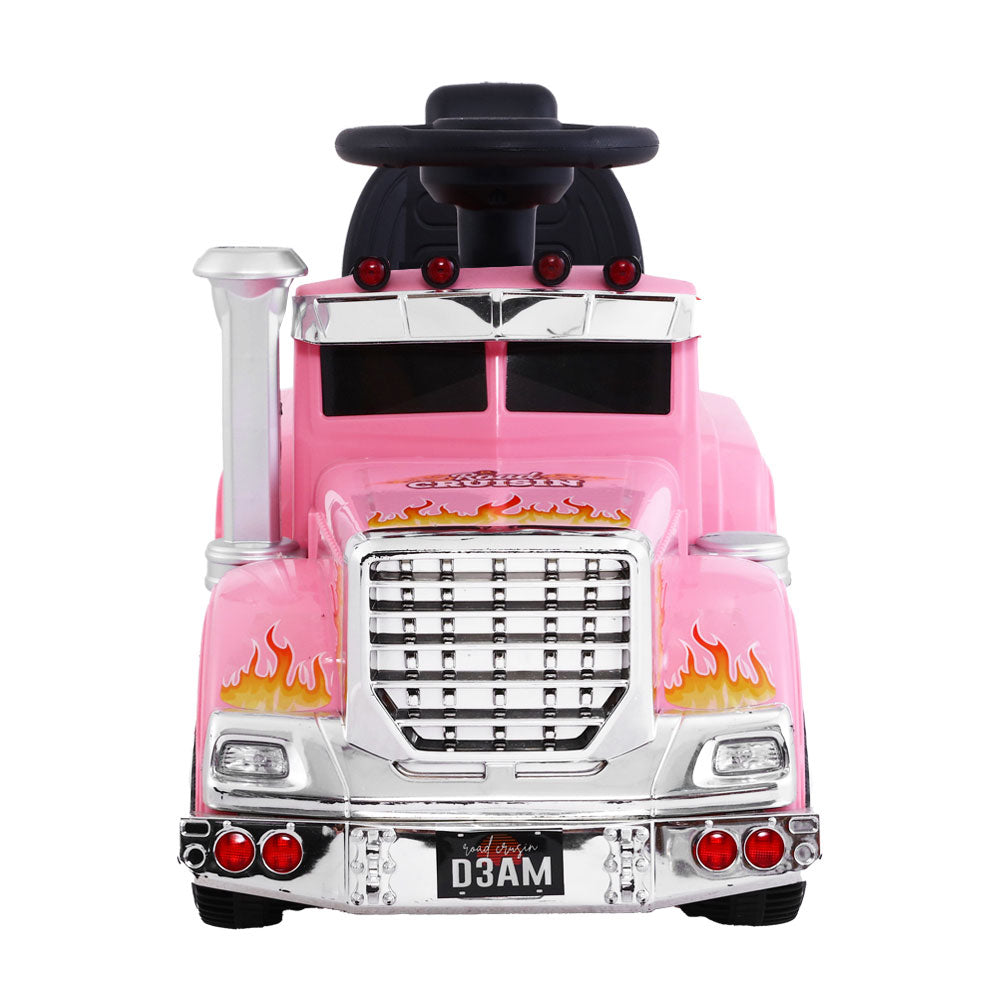 Rigo Kids Electric Ride On Car Truck Motorcycle Motorbike Toy Cars 6V Pink RCAR-TRUCK-25W-PK