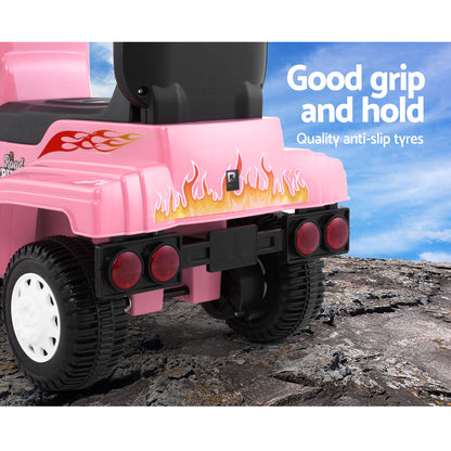 Rigo Kids Electric Ride On Car Truck Motorcycle Motorbike Toy Cars 6V Pink RCAR-TRUCK-25W-PK