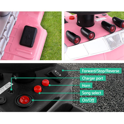 Rigo Kids Electric Ride On Car Truck Motorcycle Motorbike Toy Cars 6V Pink RCAR-TRUCK-25W-PK