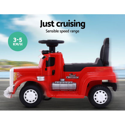 Rigo Kids Electric Ride On Car Truck Motorcycle Motorbike Toy Cars 6V Red RCAR-TRUCK-25W-RD