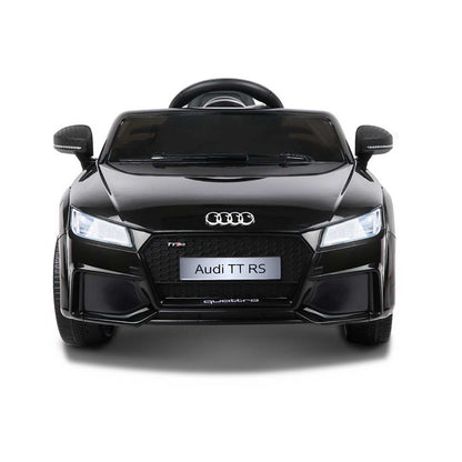 Kids Electric Ride On Car Audi Licensed TTRS Toy Cars Remote 12V Battery Black RCAR-TTS-BK