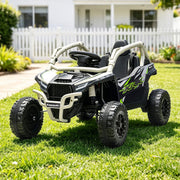 Kids Ride On Car Off-Road Licensed KRX1000 Electric Toy with Remote Control Music RCAR-UTV-KRX10-LS-GY