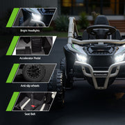 Kids Ride On Car Off-Road Licensed KRX1000 Electric Toy with Remote Control Music RCAR-UTV-KRX10-LS-GY