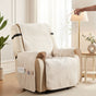 Artiss Quilted Recliner Chair Covers 100% Waterproof Recliner Slipcovers RCOVER-PAD-FLOW-1S-BG